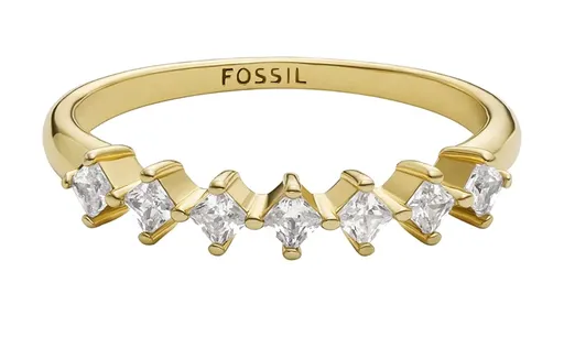 Fossil Inel elegant placat cu aur Hazel JOA00814710 54 mm