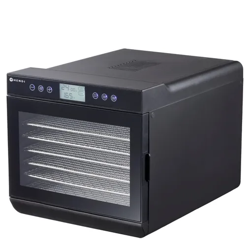 Deshidrator Alimente Kitchen Line, 500W, 7 Tavi, Temp.Reglabila 35-70C, Display, Timer, Control Digital