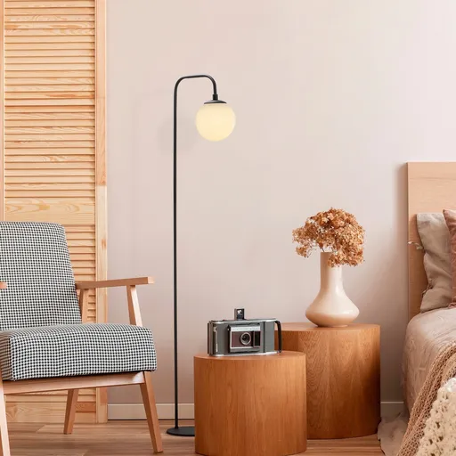 Lampadar, Opviq, 942FLG1340, Negru / Crem