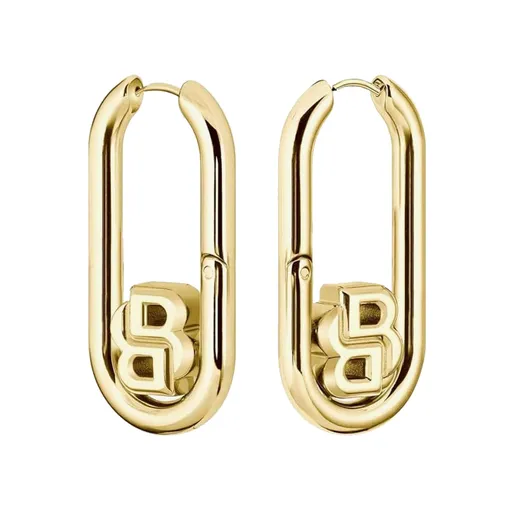 Hugo Boss Cercei rafinați, placați cu aur Double B 1580629
