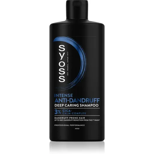 Syoss Intense Anti-Dandruff sampon anti-matreata pentru un scalp uscat, atenueaza senzatia de mancarime 440 ml