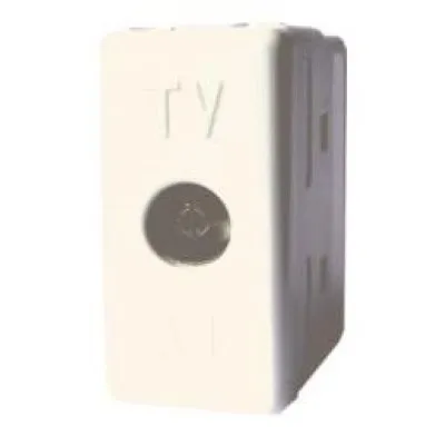 Priza tv 1M Stil Comtec MF0012-04845, alb