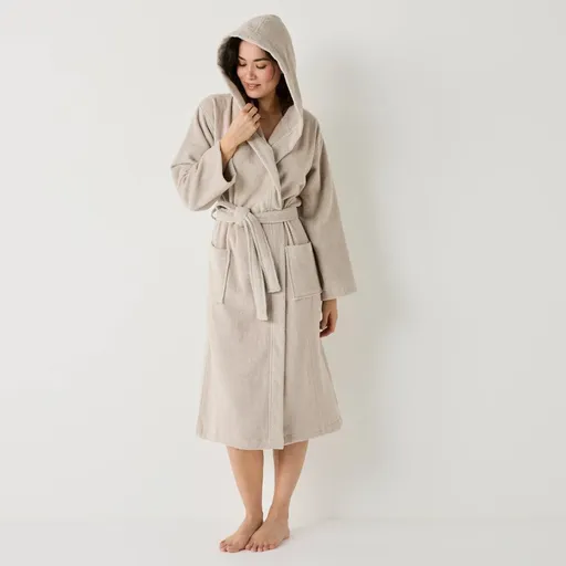 Halat de baie unisex cu glugă și „uscare rapidă”