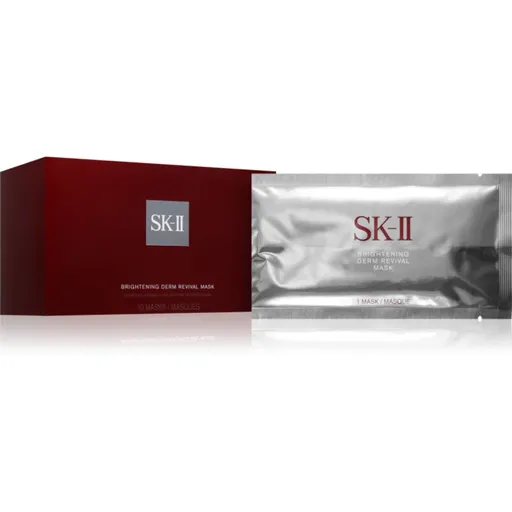 SK-II Brightening Derm Revival Mask masca de hidratare si luminozitate cu niacinamidă pentru toate tipurile de ten 10 buc
