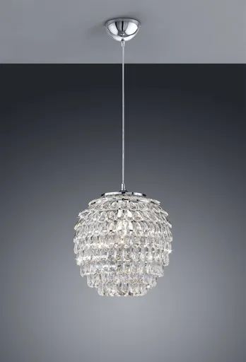 Lustra Petty, RL, 35x160 cm, 60W, 1x E27, metal, argintiu