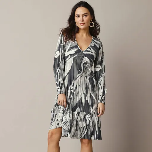 Rochie scurtă cu imprimeu floral