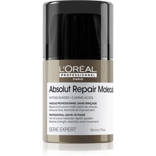 L’Oréal Professionnel Serie Expert Absolut Repair Molecular mască regeneratoare pentru părul deteriorat 50 ml