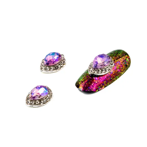 Cristale pentru unghii Purple Crystal Nr 103 Set 3 buc