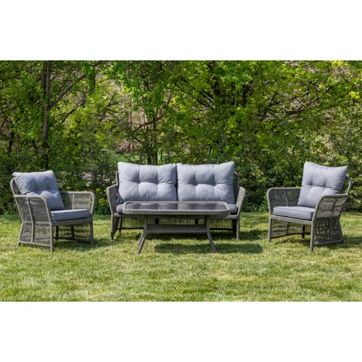 Set mobilier de gradina premium, Bury, ratan sintetic