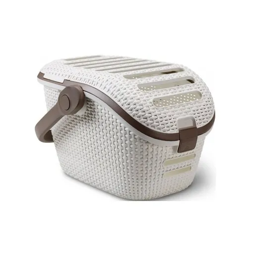Cușca transport animale Curver RATTAN