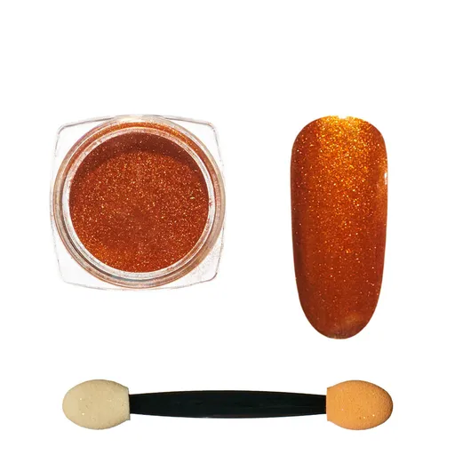 Pigmenti holografici bronze Oranjollie