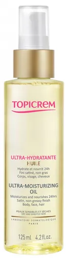 Topicrem Ulei hidratant pentru corp și păr (Ultra-Moisturizing Oil) 125 ml