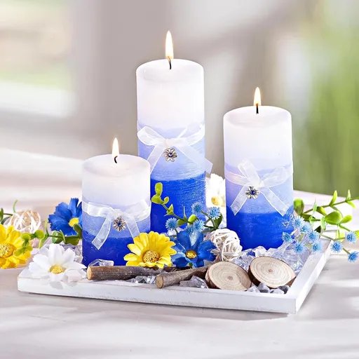 Set decorativ cu luminari