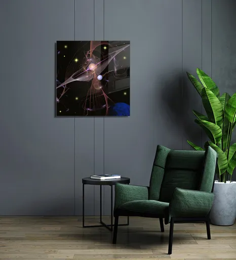 Tablou decorativ, 1279, Dimensiune: 60 x 60 cm, Multicolor