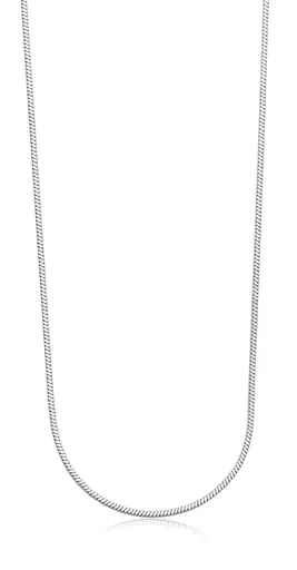 S'Agapõ Lănțișor lung din oțel tip șarpe Chunky, model SHK88