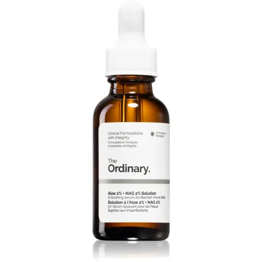The Ordinary Aloe 2% + NAG 2% Solution ser calmant impotriva acneei 30 ml
