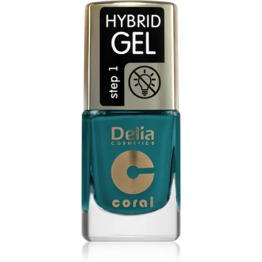 Delia Cosmetics Coral Nail Enamel Hybrid Gel lac de unghii sub forma de gel culoare 149 11 ml