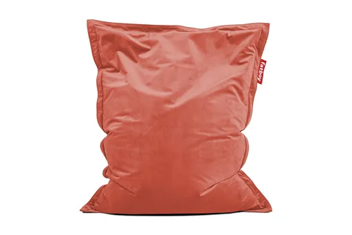 Pungă puf originală subțire din catifea reciclată, mai multe variante - Fatboy Culoare: rubarbă