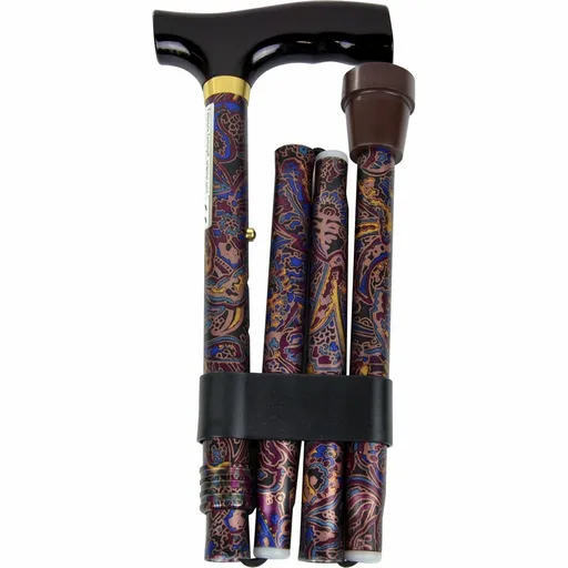 Baston pliabil Oriental - gold, 95 cm, auriu