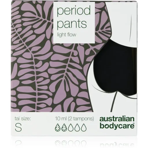 Australian Bodycare Period Pants chiloți menstruali pentru menstruație slabă mărime S 1 buc