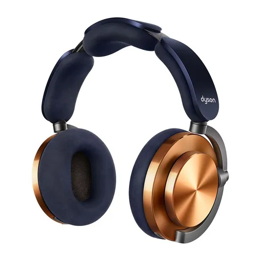 Căști fără fir Dyson OnTrac CNC Copper 759558-01, ANC, până la 55 de ore, Bluetooth, albastru/cupru