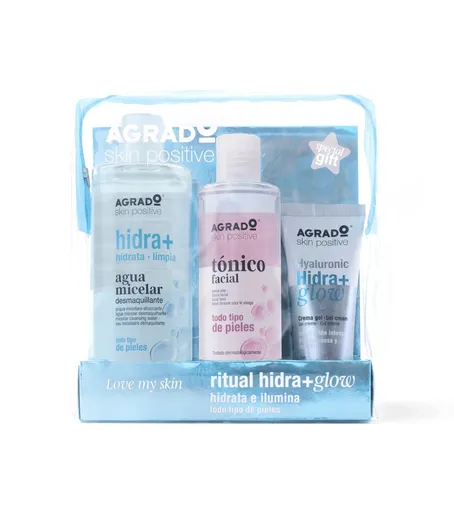 Kit de curatare faciala hidratanta Hidra, Agrado