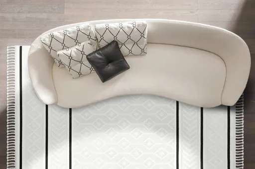 Covor, 33405A Malta, 100x200 cm, Crem