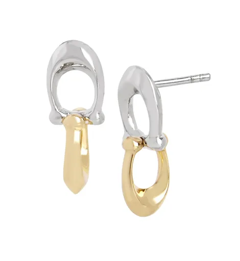 Coach Cercei suspendați bicolori din alamă 37351443TWO974