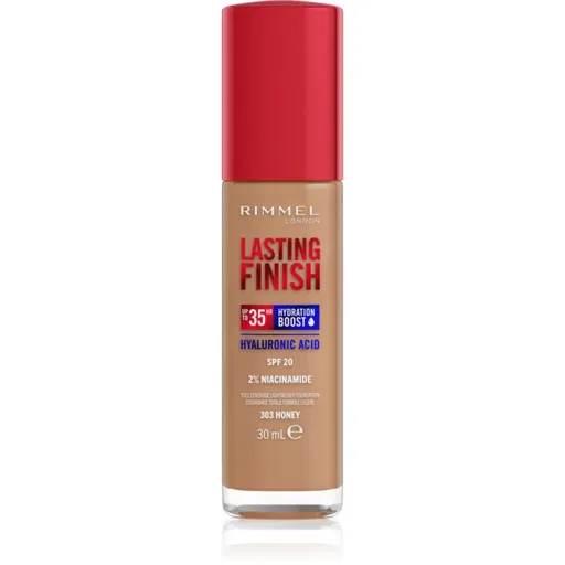 Rimmel Lasting Finish 35H Hydration Boost make up hidratant SPF 20 culoare 303 Honey 30 ml