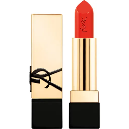 Yves Saint Laurent Ruj cu aspect satinat Rouge Pur Couture Caring (Satin Lipstick) 3,8 g Le Orange