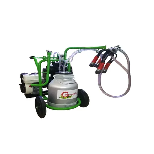 Mulgatoare Vaci Green Line T130 Aluminiu PC, bidon 30l aluminiu, motor 6.5 CP, 1 post, 8-10 bovine pe ora