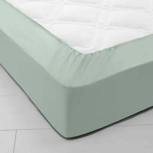 Cearșaf cu elastic, culoare uni, de la Colombine, adâncime 32 cm, din bumbac