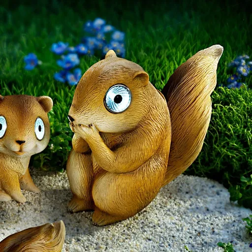 Decoratiune solară Veverita Elvik