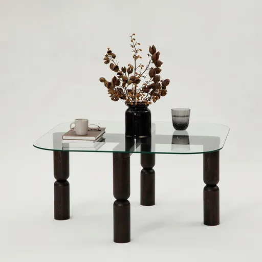 Masuta de cafea, Hanah Home, Kei, 80x40x80 cm, Antracit