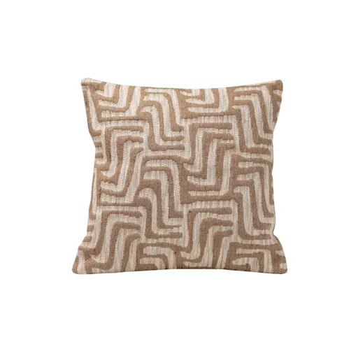 Pernă jacquard cu model grafic