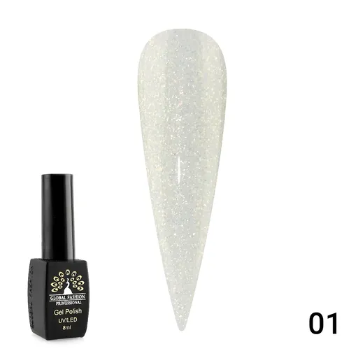 Oja Semipermanenta Global Fashion Opal 01, 8 ml
