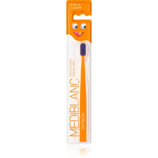 MEDIBLANC KIDS & JUNIOR Ultra Soft periuta de dinti pentru copii ultra moale Orange 1 buc