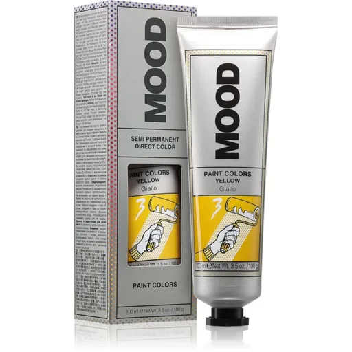 MOOD Paint Colors vopsea de păr semipermanentă culoare Yellow 100 ml