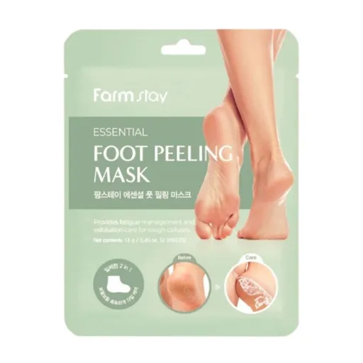 Mască pt picioare - Essential Foot Peeling Mask 1 pereche - Farmstay