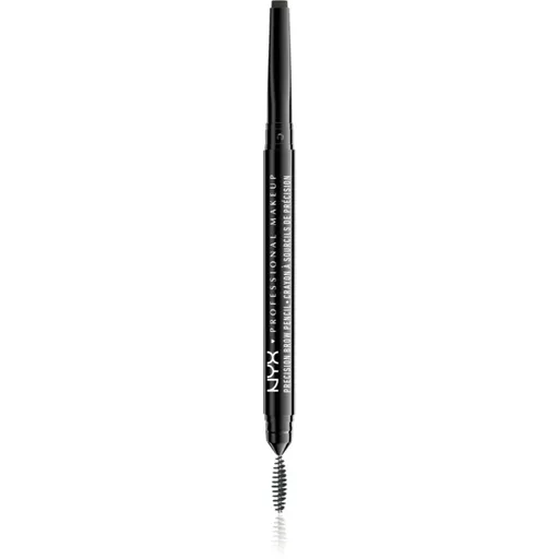 NYX Professional Makeup Precision Brow Pencil creion pentru sprancene culoare 06 Black 0.13 g