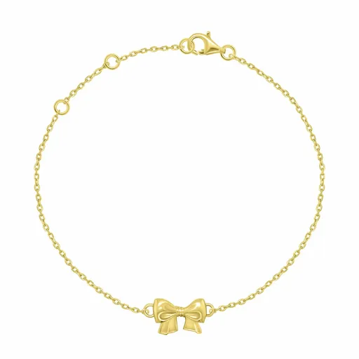 Brilio Silver Brățară minimalistă din argint cu fundiță BRC188Y