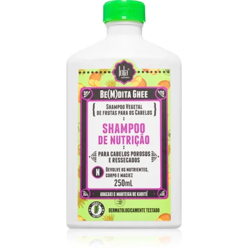 Lola Cosmetics BE(M)DITA GHEE SHAMPOO DE NUTRIÇÃO sampon hranitor pentru păr 250 ml