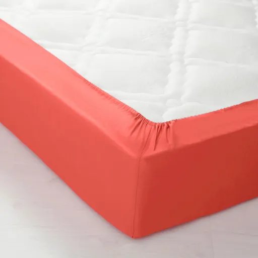 Cearșaf extensibil monocolor Colombine cu adâncimea colțurilor de 32 cm, din bumbac