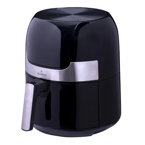 Friteuza cu aer cald Just Perfecto JL-22, 1400W, 3,5 litri, Digitala, 9 programe, 80-200 C, Timer, Negru