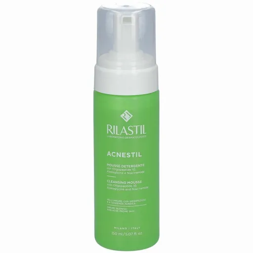 Rilastil Spumă de curățare pentru ten mixt și gras predispus la acnee Acnestil (Cleansing Mousse) 165 ml
