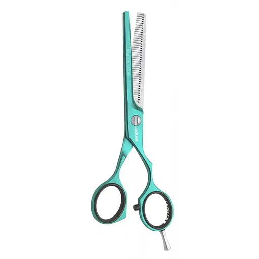 Foarfeca de Filat Jaguar White Line Pastel Plus Offset Relax 5.5 inch - 14 cm Verde