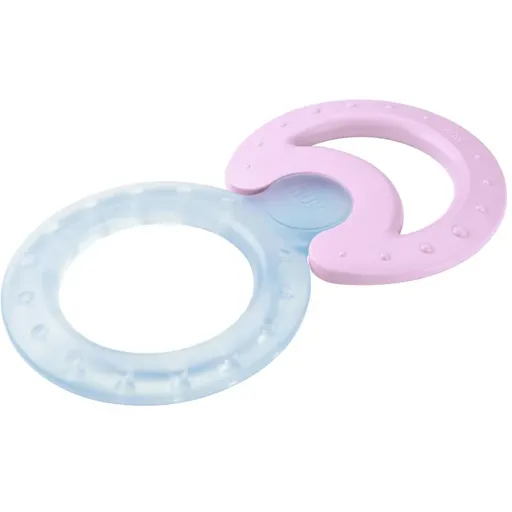 NUK Teether jucărie pentru dentiție cu efect racoritor 3-12 m Violet 2 buc