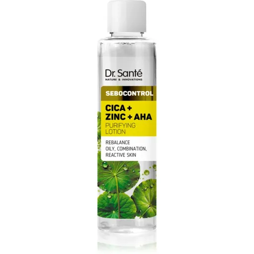 Dr. Santé Sebocontrol Cica + Zinc + AHA lapte pentru curatare pentru ten gras 200 ml