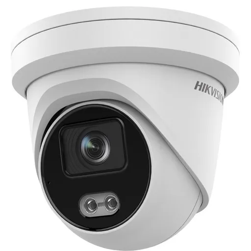 Camera IP ColorVu AcuSense Hikvision DS-2CD2347G2-LU(C), 4MP, lentila 2.8mm, microfon, WDR 130dB, lumina 30 metri, PoE, IP67