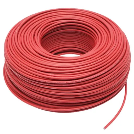 Rola 100ml cablu solar PV cupru stanat 1 x 6mm rosu Rcb Electro